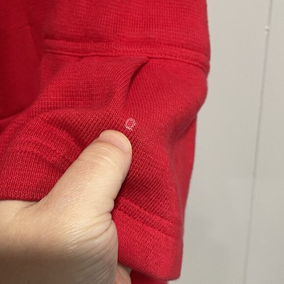 Y2K Twee Forever 21 Retro Peplum Pea Coat Jacket Size Small Cherry Red Lined - Picture 6 of 11